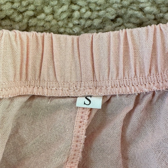 Pink Ruffle Tank Top and Shorts Set - Picture 5 of 5